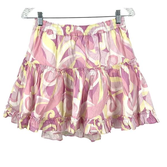 Hill House The Paz Skirt Linen Candy Kaleidoscope Size Large NWT - Picture 7 of 8